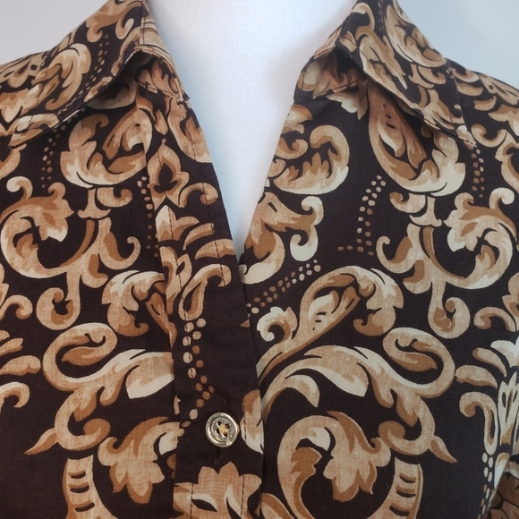 Jones New York Long Sleeve Printed Top - Picture 7 of 11